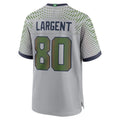 Tlead S.Seahawks #80 Steve Largent Player Wolf Gray Rivalries Collection Game Stitched Jerseys