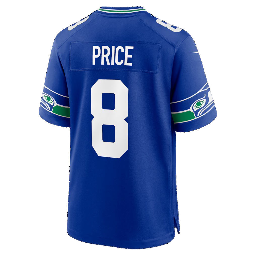 Tlead S.Seahawks #8 Jadarian Price Royal Alternate Game Stitched Jerseys