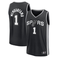 Tlead SA.Spurs #1 Victor Wembanyama Black Swingman Jerseys - Icon Edition