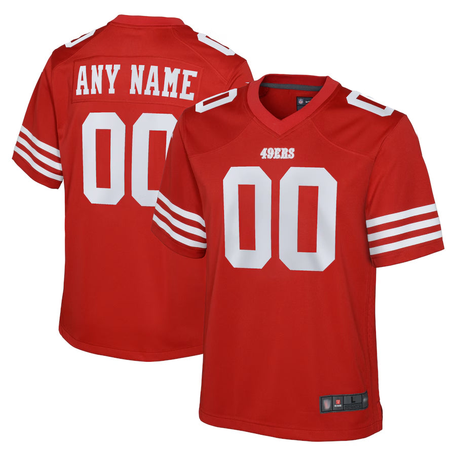 Tlead Custom SF.49ers Game Team Colour Stitched Jerseys