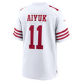 Tlead SF.49ers #11 Brandon Aiyuk White Game Stitched Jerseys