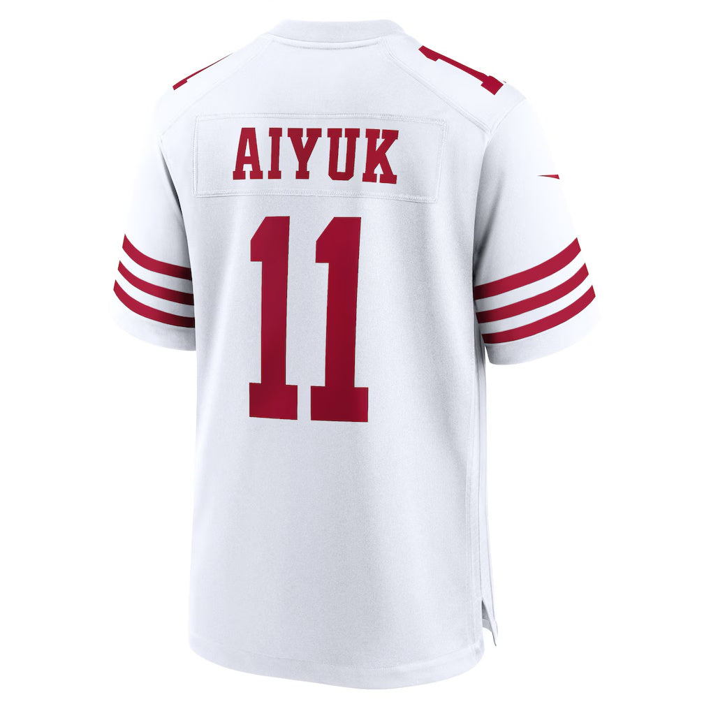 Tlead SF.49ers #11 Brandon Aiyuk White Game Stitched Jerseys