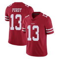 Tlead SF.49ers #13 Brock Purdy Player Red Limited Vapor Untouchable Home Game Stitched Jerseys
