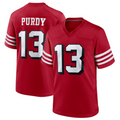 Tlead SF.49ers #13 Brock Purdy Player Scarlet Alternate Game Stitched Jerseys