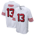 Tlead SF.49ers #13 Brock Purdy Player White Limited Alternate Home Game Stitched Jerseys