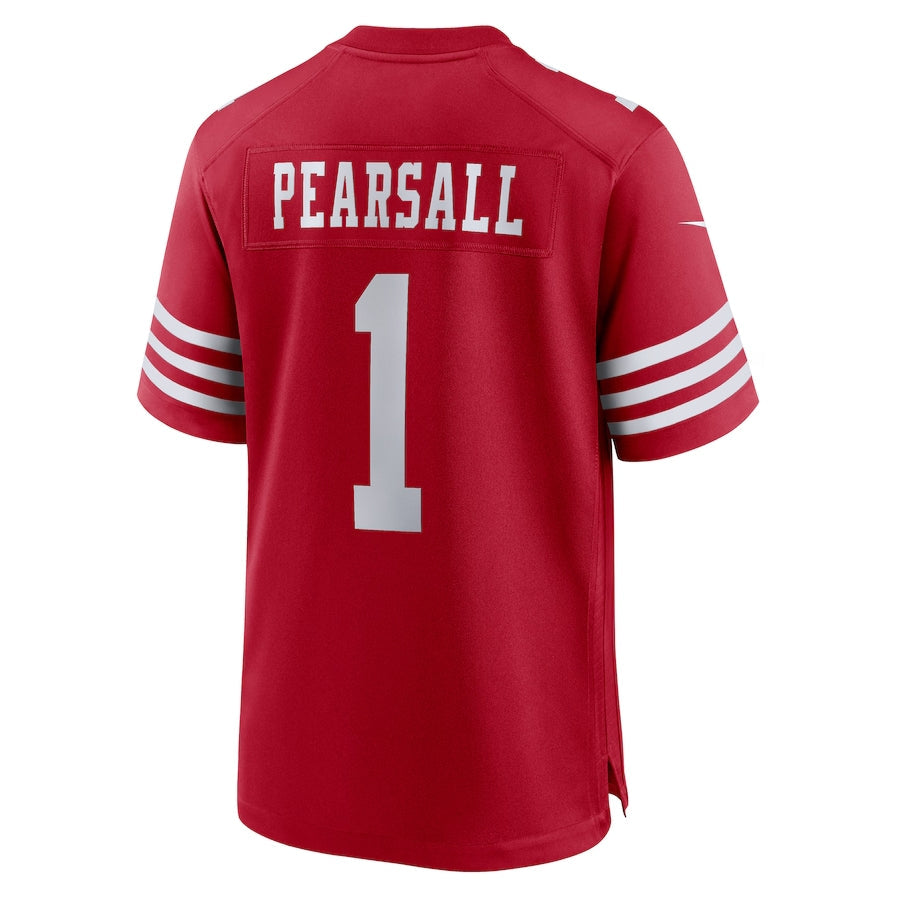 Tlead SF.49ers #1 Ricky Pearsall 2024 Draft First Round Pick Player Game Stitched Jerseys