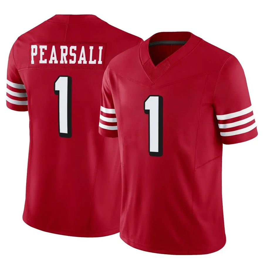 Tlead SF.49ers #1 Ricky Pearsall Player Scarlet Vapor F.U.S.E. Limited Stitched Jerseys