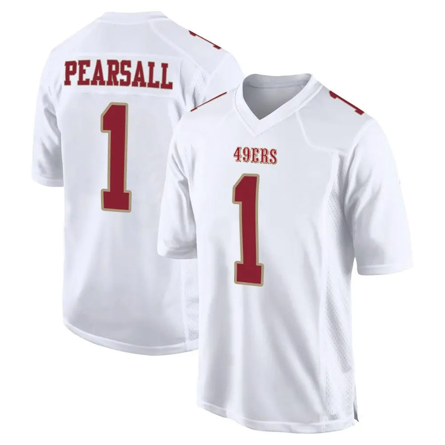 Tlead SF.49ers #1 Ricky Pearsall Player White Fashion Game Stitched Jerseys