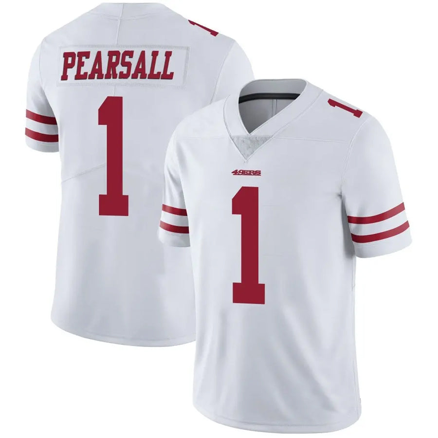 Tlead SF.49ers #1 Ricky Pearsall Player White Vapor Limited Game Stitched Jerseys