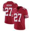 Tlead SF.49ers #27 Ji'Ayir Brown Player Red Limited Vapor Untouchable Home Game Stitched Jerseys