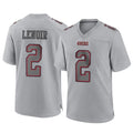 Tlead SF.49ers #2 Deommodore Lenoir Player Gray Atmosphere Fashion Home Game Stitched Jerseys