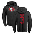 Tlead SF.49ers #3 Christian Kirk Player Black LOGO Pullover Hoodies Home Game Stitched Jerseys
