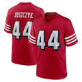 Tlead SF.49ers #44 Kyle Juszczyk Player Red Limited Alternate Home Game Stitched Jerseys
