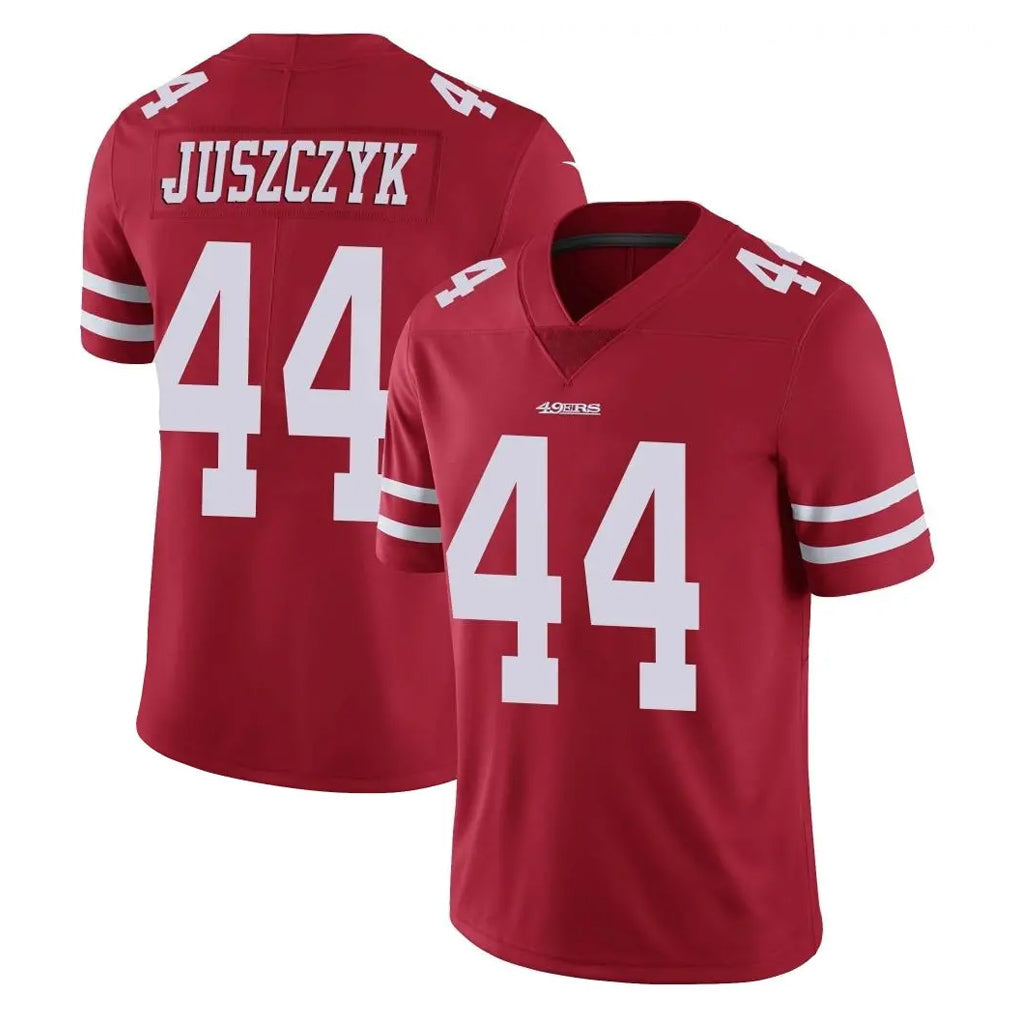 Tlead SF.49ers #44 Kyle Juszczyk Player Red Limited Vapor Untouchable Home Game Stitched Jerseys