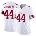 Tlead SF.49ers #44 Kyle Juszczyk Player White Limited Vapor F.U.S.E. Home Game Stitched Jerseys