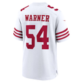 Tlead SF.49ers #54 Fred Warner White Player Game Stitched Jerseys
