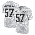 Tlead SF.49ers #57 Dre Greenlaw Player Arctic Camo Limited Salute To Service Home Game Stitched Jerseys