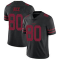 Tlead SF.49ers #80 Jerry Rice Player Black Vapor Untouchable Limited Throwback Stitched Jerseys