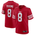 Tlead SF.49ers #8 Steve Young Scarlet Retired Player Game American Stitched Jersey