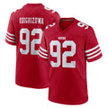 Tlead SF.49ers #92 Osa Odighizuwa Player Red Game Home Stitched Jerseys