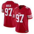 Tlead SF.49ers #97 Nick Bosa Player Scarlet Vapor F.U.S.E. Limited Stitched Jerseys