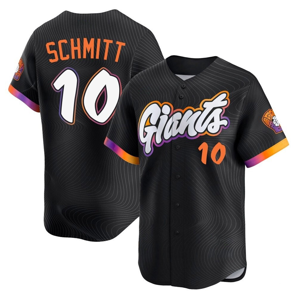 Tlead SF.Giants #10 Casey Schmitt Player Black 2025 City Connect Home Limited Stitched Jerseys