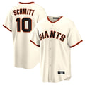 Tlead SF.Giants #10 Casey Schmitt Player Cream Home Game Stitched Jerseys