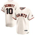 Tlead SF.Giants #10 Casey Schmitt Player Cream Home Limited Stitched Jerseys