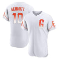 Tlead SF.Giants #10 Casey Schmitt Player White City Connect Home Limited Elite Stitched Jerseys