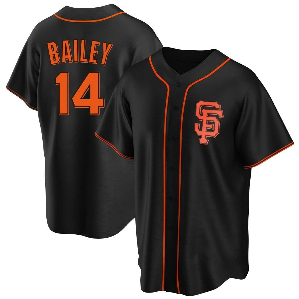 Tlead SF.Giants #14 Patrick Bailey Player Black 2026 Home Game Stitched Jerseys