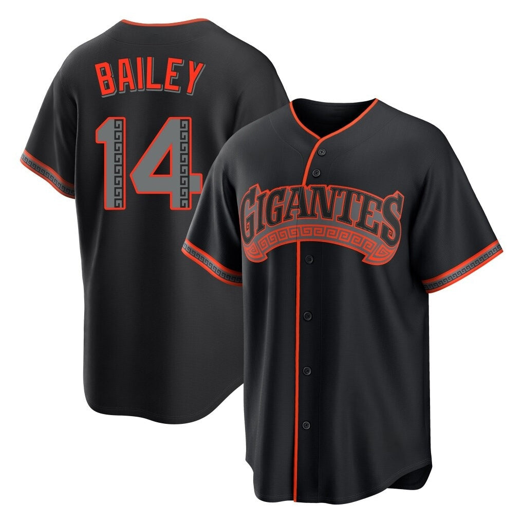 Tlead SF.Giants #14 Patrick Bailey Player Black Alternate Limited Stitched Jerseys