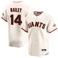 Tlead SF.Giants #14 Patrick Bailey Player Cream Home Limited Stitched Jerseys