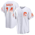 Tlead SF.Giants #14 Patrick Bailey Player White City Connect Home Game Stitched Jerseys
