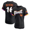 Tlead SF.Giants #16 Rafael Devers Player Black 2025 City Connect Home Limited Elite Stitched Jerseys