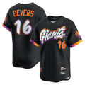 Tlead SF.Giants #16 Rafael Devers Player Black 2025 City Connect Home Limited Stitched Jerseys