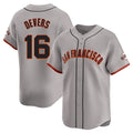 Tlead SF.Giants #16 Rafael Devers Player Gray Home Limited Stitched Jerseys