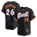 Tlead SF.Giants #26 Matt Chapman Player Black 2025 City Connect Home Limited Stitched Jerseys