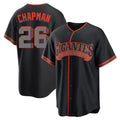 Tlead SF.Giants #26 Matt Chapman Player Black Alternate Limited Stitched Jerseys