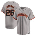 Tlead SF.Giants #26 Matt Chapman Player Gray Home Limited Stitched Jerseys