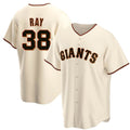 Tlead SF.Giants #38 Robbie Ray Player Cream Home Game Stitched Jerseys