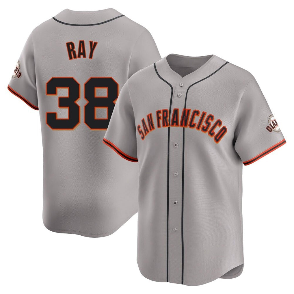 Tlead SF.Giants #38 Robbie Ray Player Gray Home Limited Stitched Jerseys