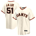 Tlead SF.Giants #51 Jung Hoo Lee Player Cream Home Game Stitched Jerseys