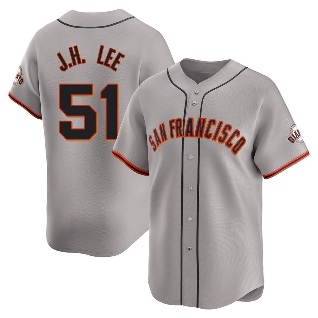 Tlead SF.Giants #51 Jung Hoo Lee Player Gray Home Limited Stitched Jerseys