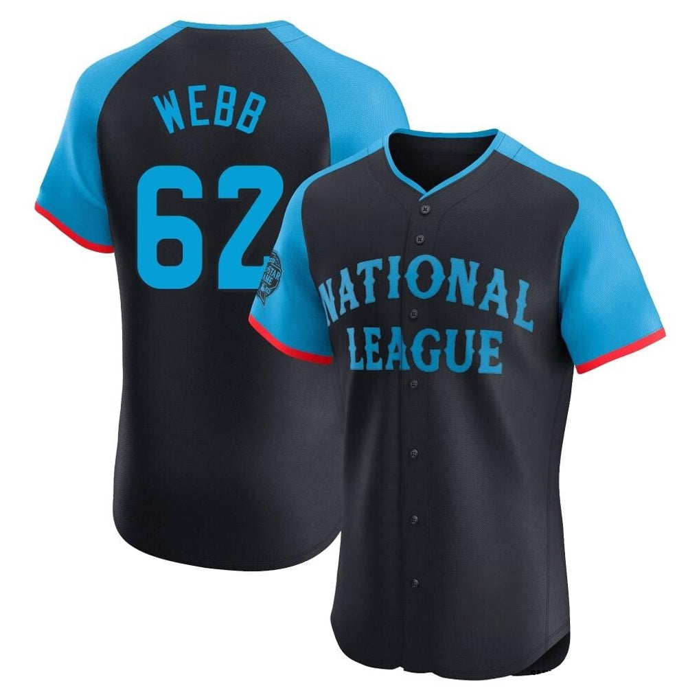 Tlead SF.Giants #62 Logan Webb Player Navy National League All-Star Home Limited Elite Stitched Jerseys