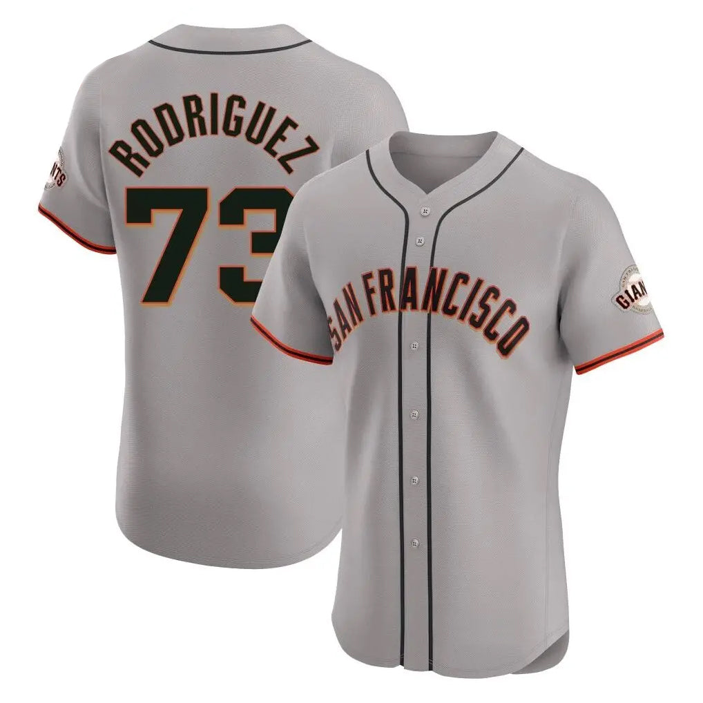 Tlead SF.Giants #73 Randy Rodriguez Player Gray Home Limited Elite Stitched Jerseys