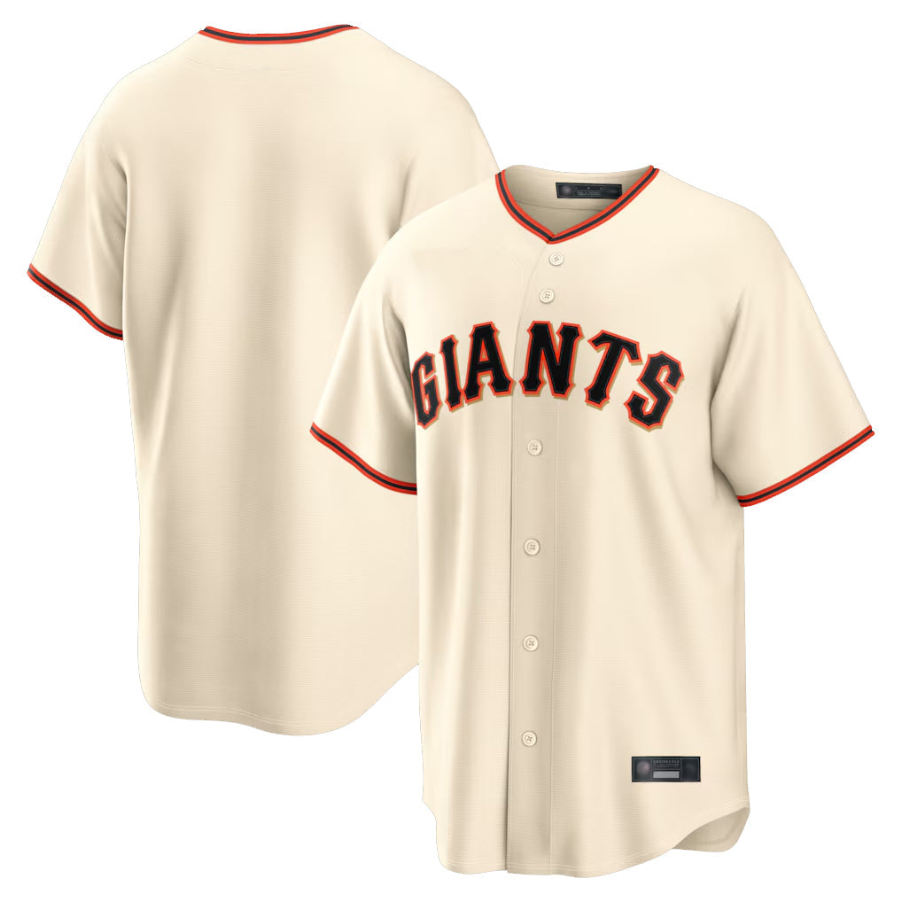 Tlead SF.Giants ## Giants Blank Player Cream Home Game Stitched Jerseys