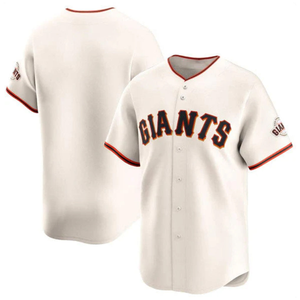 Tlead SF.Giants ## Giants Blank Player Cream Home Limited Stitched Jerseys