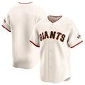 Tlead SF.Giants ## Giants Blank Player Cream Home Limited Stitched Jerseys