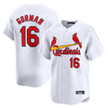 Tlead St. Louis Cardinals #16 Nolan Gorman Player White Home Limited Stitched Jerseys