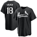 Tlead St. Louis Cardinals #18 Jordan Walker Player Black City Connect Home Limited Stitched Jerseys